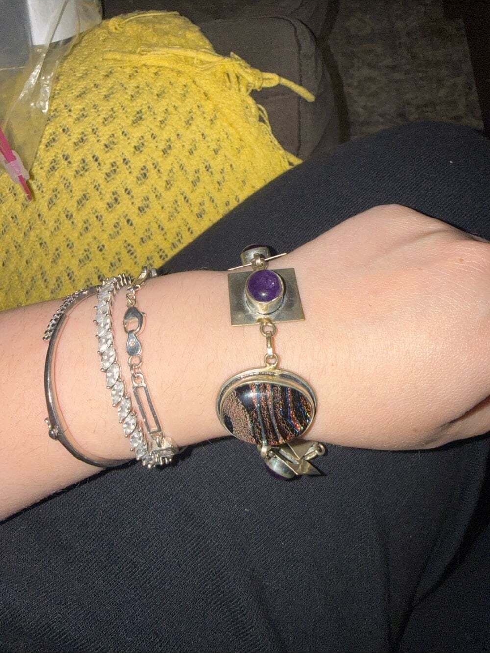 Sterling Silver 925 Bracelet Vintage - Picture 5 of 5